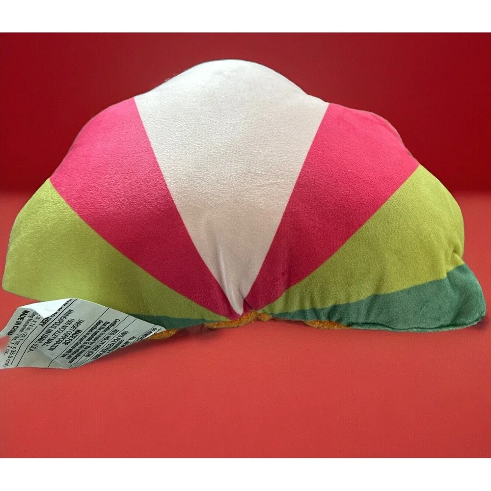 Turkey Pillow 2024 Thanksgiving Plush Orange Green Pinks Target Bullseye‎ New!